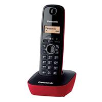 Draadloze telefoon Panasonic KX-TG1611 Rood/Zwart - thumbnail