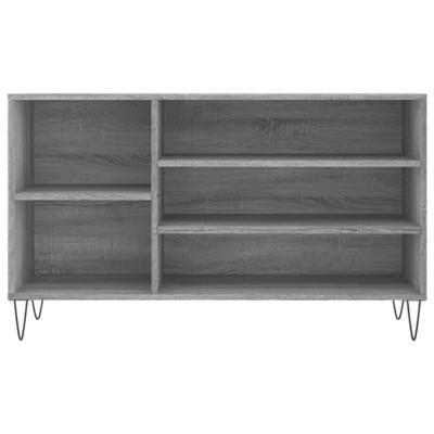 Schoenenkast 102x36x60 cm bewerkt hout sonoma grijs Schoenenkast 102x36x60 cm bewerkt hout sonoma grijs