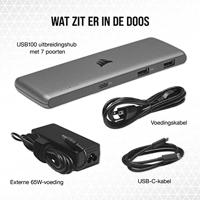 Corsair USB-C 7-poorts usb-hub - thumbnail
