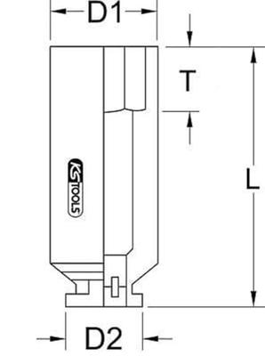 KS Tools 5150949 515.0949 Kracht-dopsleutelinzet