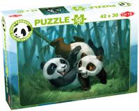 Tactic legpuzzel Panda Stars Playtime junior 56 stukjes - thumbnail