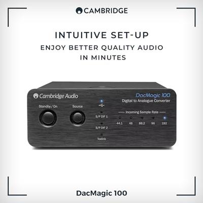 Cambridge Audio DacMagic 100 audioconverter, zwart