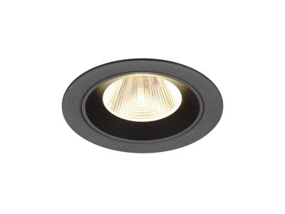 SLV InbouwspotNuminos M zwart 3000K - 20gr - 1009613
