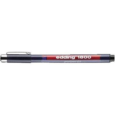 Fineliner edding 1800 0.25mm zwart | 10 stuks