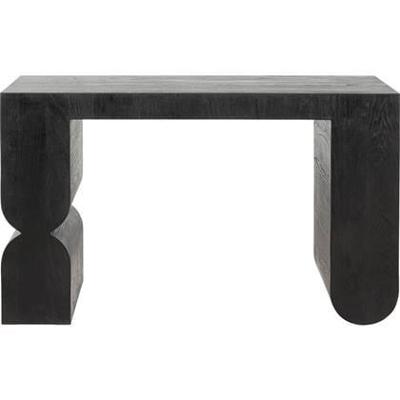 Kare Sidetable Curve Black 120x76cm
