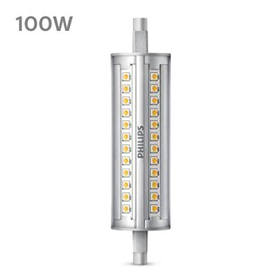 Philips LED 78037100 LED-lamp Energielabel E (A - G) R7s Staaf 14 W = 100 W Warmwit (Ø x h) 2.9 cm x 11.8 cm Dimbaar 1 stuk(s)