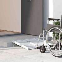 VidaXL Rolstoelhelling 270 kg zilver 62 x 73 x 5 cm aluminium - thumbnail