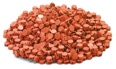 Cimco 140742 Cimco 140742 Kunststof plombe Ø 10 mm, oranje, 1000 stuks