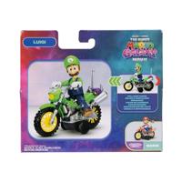 The Super Mario Galaxy Movie Action Figures - Motorcycle Luigi - thumbnail