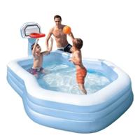 Intex 57183NP Shootin'Hoops Opblaasbaar Zwembad 257x188x130 cm - thumbnail