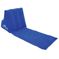 Lazy wedge Opblaasbare Chillstoel - Blauw - thumbnail