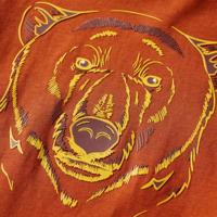 Kindershirt met lange mouwen dierenprint 116 lichtroestkleurig - thumbnail