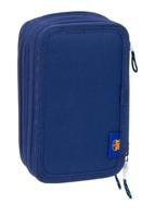 Driedubbele Pennenzak F.C. Barcelona Marineblauw 12,5 x 19,5 x 5,5 cm 37 Onderdelen - thumbnail
