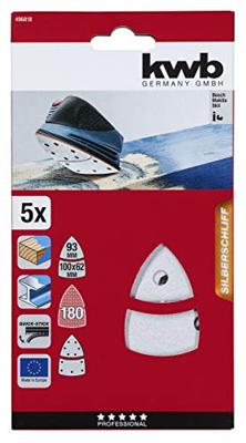 kwb 496818 Deltaschuurpapier Korrelgrootte (num) 180 (l x b) 62, 93 mm, mm x 100 mm 5 stuk(s) kwb 496818 Deltaschuurpapier Korrelgrootte (num) 180 (l x b) 62, 93 mm, mm x 100 mm 5 stuk(s)