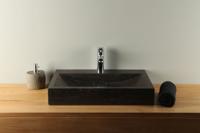 Aufsatzwaschbecken 60 cm BE-002mk Natursteinwaschbecken - thumbnail