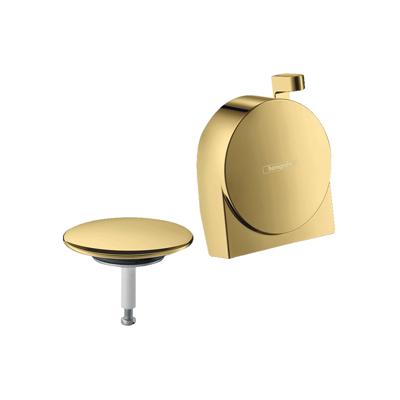 Hansgrohe Exafill S afbouwdeel S badvul-, overloop- en afvoergarnituur, Polished Gold Optic