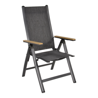 Arezzo verstelbare tuinstoel met polywood armleuning