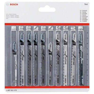 Bosch Accessoires 10-delige decoupeerzaagbladenset Clean Precision - 2607011172