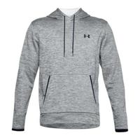 Herenhoodie Under Armour Fleece Twist Donker grijs Maat L - thumbnail
