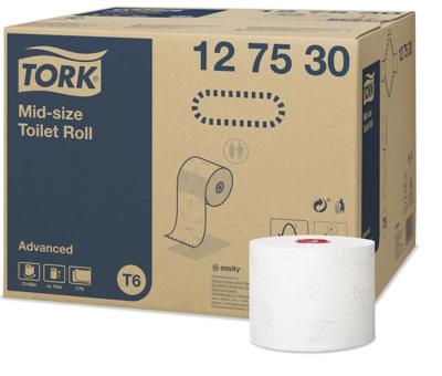 Tork Mid-size toiletpapier Advanced - 2-laags - rol 100m - 127530
