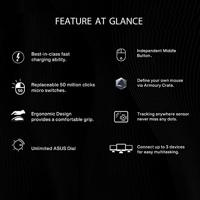 ASUS MD200 MOUSE/BK muis - thumbnail