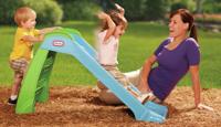 Little Tikes junior glijbaan 122x49x70 cm blauw/groen - thumbnail