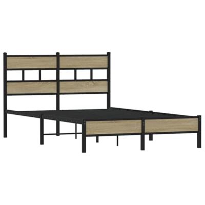 Bedframe zonder matras hout sonoma eikenkleurig 120x190 cm Bedframe zonder matras hout sonoma eikenkleurig 120x190 cm