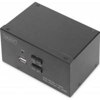 Digitus DS-12860 KVM-switch 2 + 1 poorten HDMI Afstandsbediening, Toetsenbord 3840 x 2160 Pixel - thumbnail
