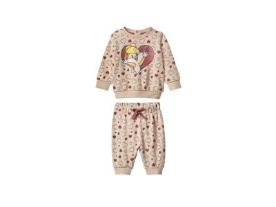 Baby joggingpak Looney Tunes of Tom en Jerry (Beige, 62/68)