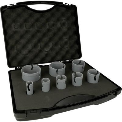 Heller Vakuumgelötetes Lochsägen Set 8 tlg. 324991 Diamantboor 20 mm, 25 mm, 32 mm, 35 mm, 40 mm, 50 mm, 60 mm, 68 mm 1 set(s)