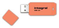 Integral Neon USB 3.0 stick, 64 GB, oranje - thumbnail
