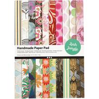Creativ Company Papierblok jungle met handgemaakt papier, 20 vellen - thumbnail