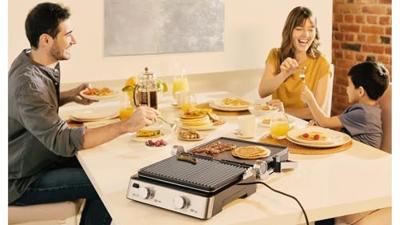 Braun CG7020 MultiGrill 7 Contact grill Zwart - thumbnail
