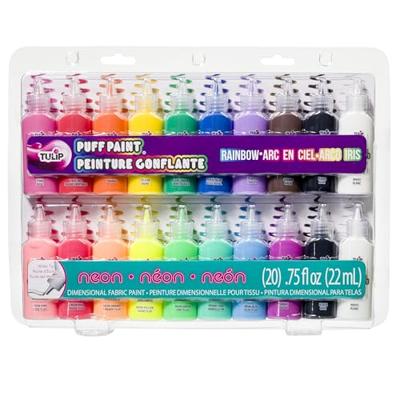 Tulip • 3d textielverf 22ml rainbow & neon 20st.