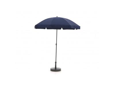 Madison Parasol Las Palmas Rond Ø2m met kniksysteem - Blauw Madison Parasol Las Palmas Rond Ø2m met kniksysteem - Blauw