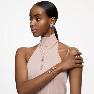 Swarovski 5636710 Ketting Constella rosekleurig-wit 38-42 cm - thumbnail