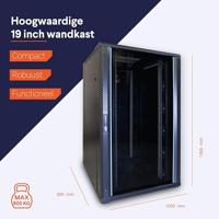 DSI 27U serverkast met glazen deur - DS8027 server rack - thumbnail