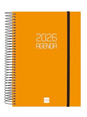 Agenda Finocam OPAQUE Oranje A5 15,5 x 21,2 cm 2026