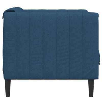 Fauteuil stof blauw Fauteuil stof blauw
