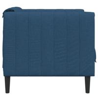 Fauteuil stof blauw - thumbnail