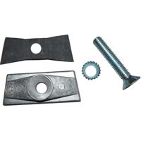 Hebie plaat middenstandaard +bout M10x55mm 69902 zilver - thumbnail