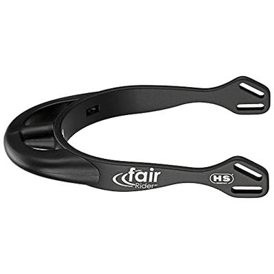 HS fairrider sporen zwart/zwart maat:25