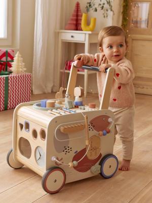 Muzikale loopwagen van FSC®-hout hout Muzikale loopwagen van FSC®-hout hout