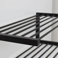 LOFT42 Hall wand schoenenrek - Metaal - Zwart - thumbnail