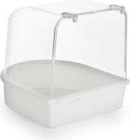 Badhuisje voor vogels wit - thumbnail