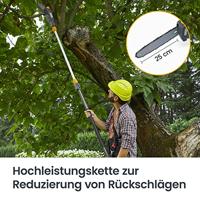 Stiga MT 500e | Accu Multitool | 5 serie | 0,35 kW | koolborstels | 44 cm | 18 mm | telesc. | Excl. accu en lader - 278720008/ST3 - thumbnail