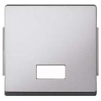 Merten 343860 Wisselschakelaar Afdekking AquaDesign Aluminium 1 stuk(s) - thumbnail