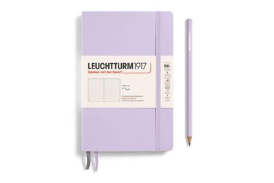 Leuchtturm Lilac, Softcover, Paperback (B6+), 123 p., ruled