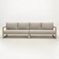 Grosso 4-zits bank antraciet - thumbnail