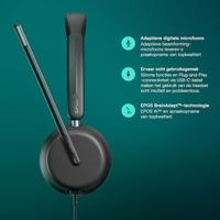 EPOS IMPACT 860T On Ear headset Kabel Stereo Zwart Headset Telefoon - thumbnail